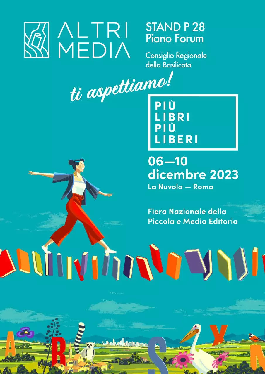 Altrimedia Edizioni a Roma alla fiera “Più libri più liberi”. Il 10 dicembre presentazione del volume “Si è sempre fatto così. Ma adesso basta!” di Anna Volpiana 1 Altrimedia Edizioni a Roma alla fiera “Più libri più liberi”. Il 10 dicembre presentazione del volume “Si è sempre fatto così. Ma adesso basta!” di Anna Volpiana